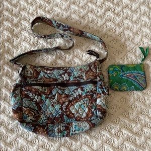 Vera Bradley Shoulder Bag and Change Purse